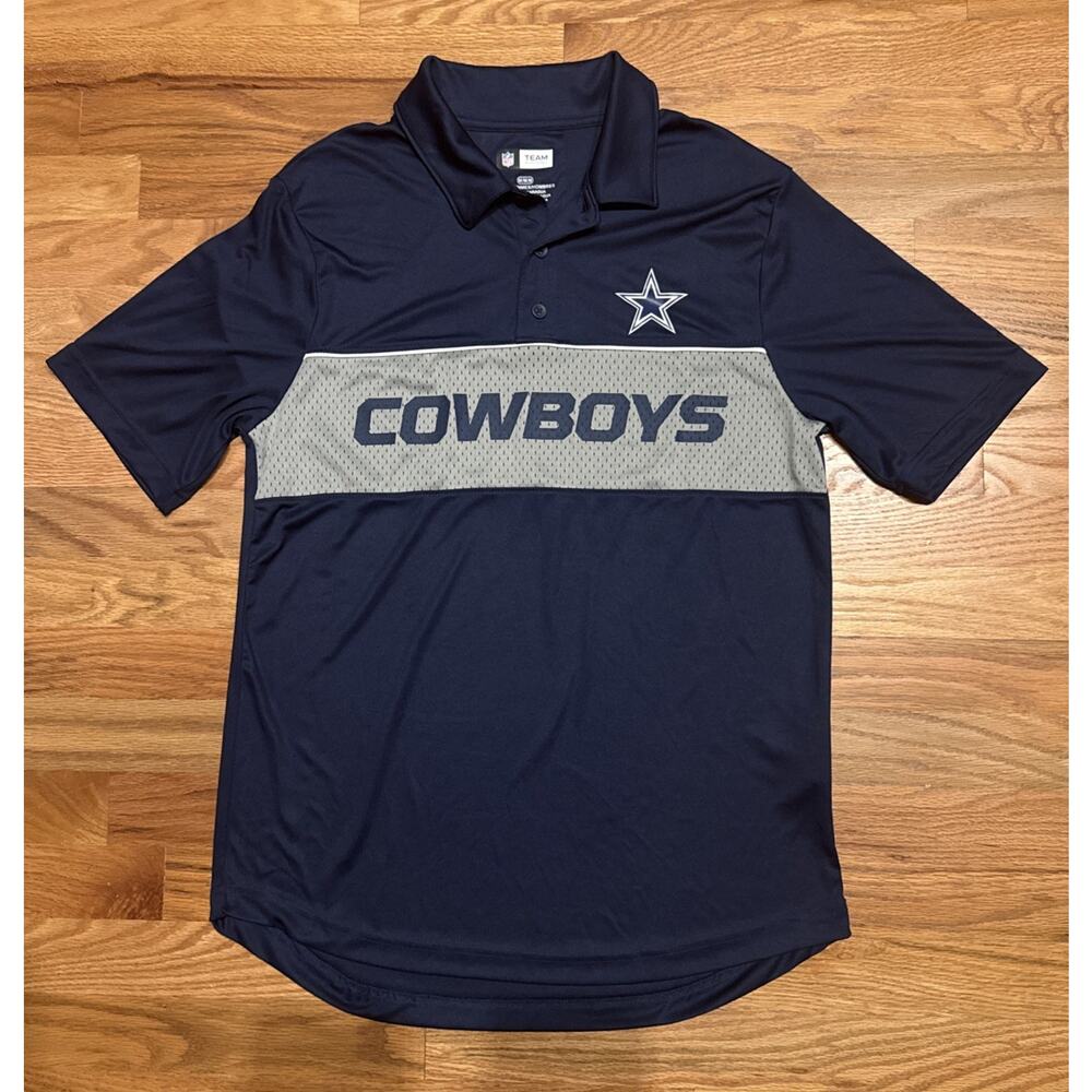 Dallas Cowboys Football NFL Team Apparel Collared Golf / Polo Shirt Men's Med